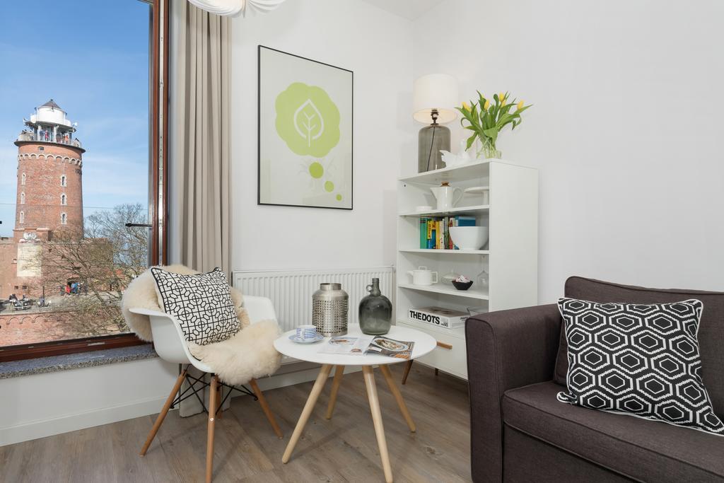 Jantar Apartamenty Design Latarnia Morska Kolobrzeg Bagian luar foto